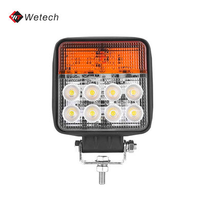वाटरप्रूफ 12V 24V DC 24W LED वर्किंग लाइट फ्लड बीम विथ टर्न सिग्नल
