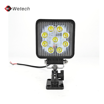 डीसी 12V 24V 27W ट्रैक्टर फोर्कलिफ्ट एलईडी कार्य प्रकाश एलईडी हेडलाइट