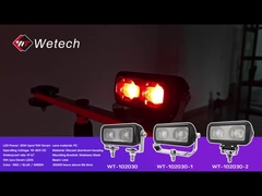 WT-102030 फोर्कलिफ्ट कार्य रोशनी 12V 24V फोर्कलिफ्ट पैदल यात्री सुरक्षा रोशनी 30W
