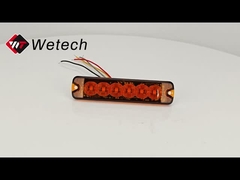 WT-10918 IP67 ट्रक स्ट्रोब एलईडी लाइट 18W एलईडी आपातकालीन वाहन लाइट्स फंक्शन फ्लैशिंग पैटर्न के साथ
