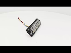 WT-D10918 18W ट्रक स्ट्रोब लाइट हाई ब्राइट एलईडी ग्रिल स्ट्रोब लाइट्स IP67 पीसी लेंस सामग्री