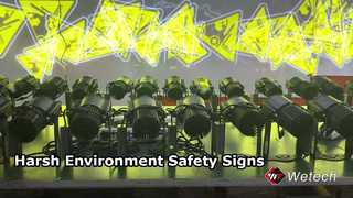 240W एलईडी गोबो प्रोजेक्टर IP65 सुरक्षा संकेत